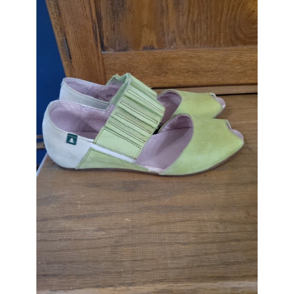 El Naturalista Womens Stella Sandal Shoe Green Size 39 US 8.5/9 Mary Jane